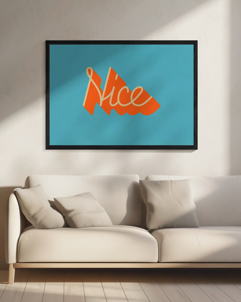 Retro-Style Typography with Vibrant Color | Canvas