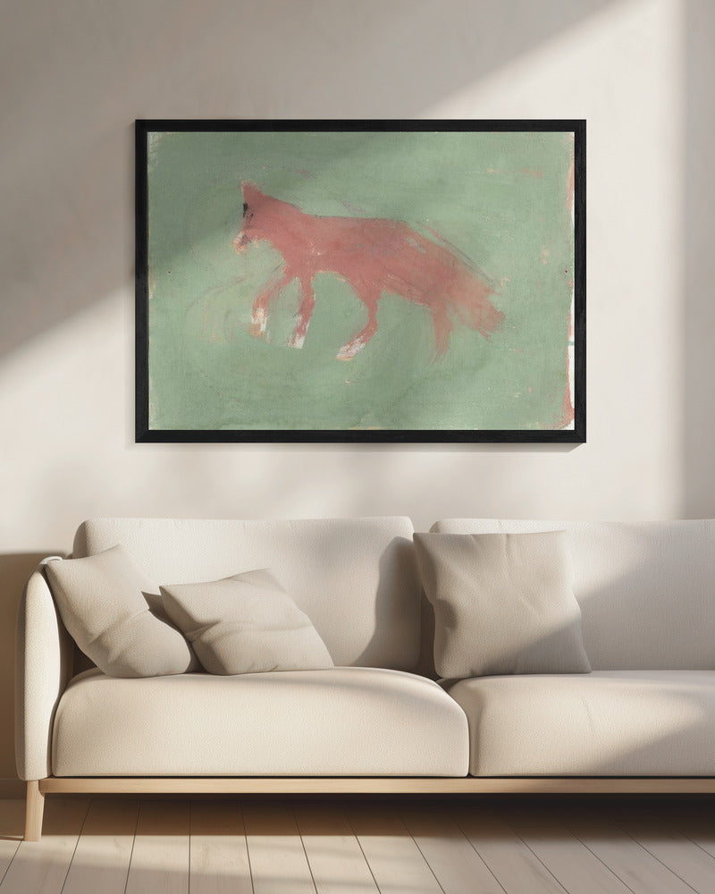 The Fox In Muted Tones | Canvas