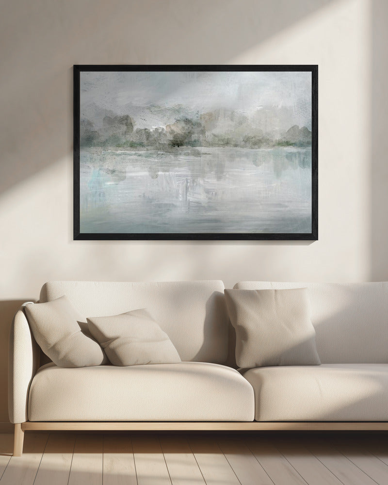 A Tranquil Misty Lake | Canvas