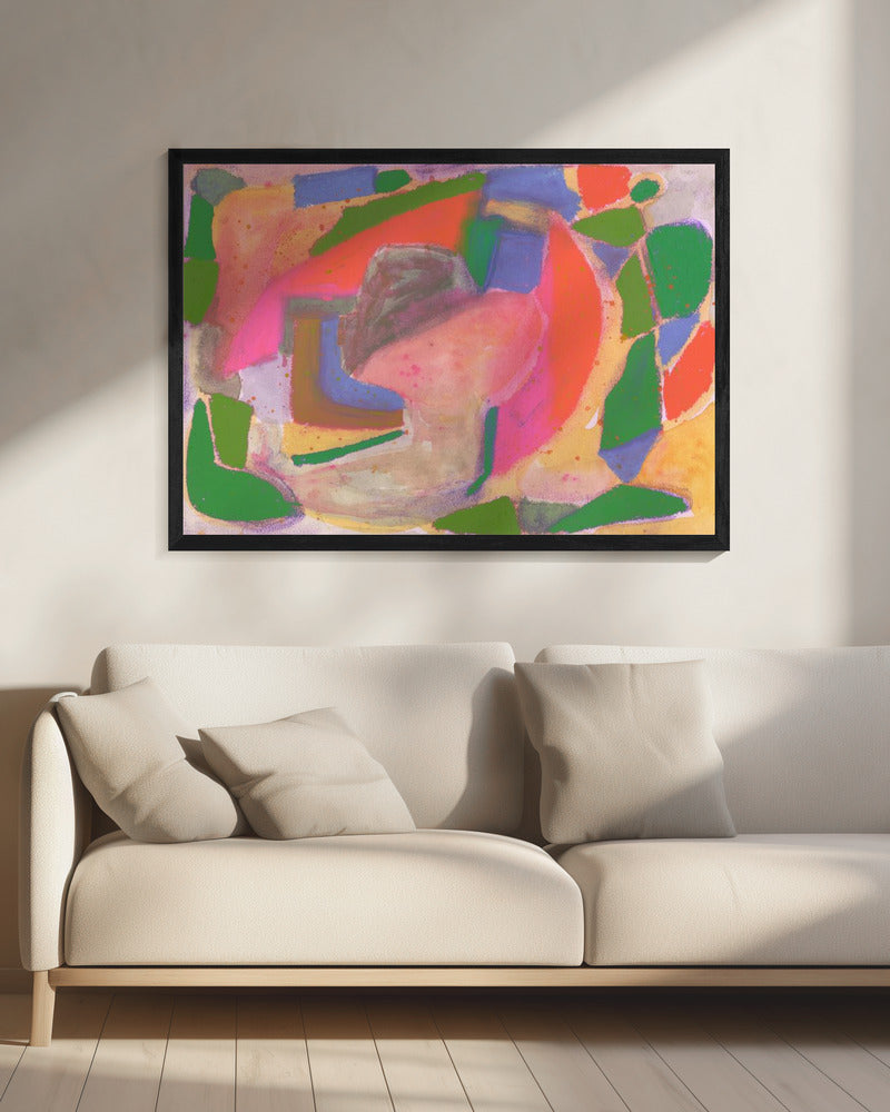 Watercolour & pastel Abstract | Canvas