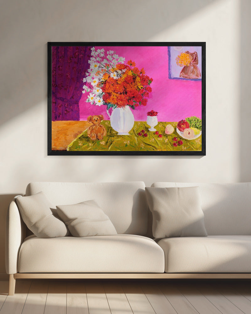 Vase Of Bright Flowers | Canvas