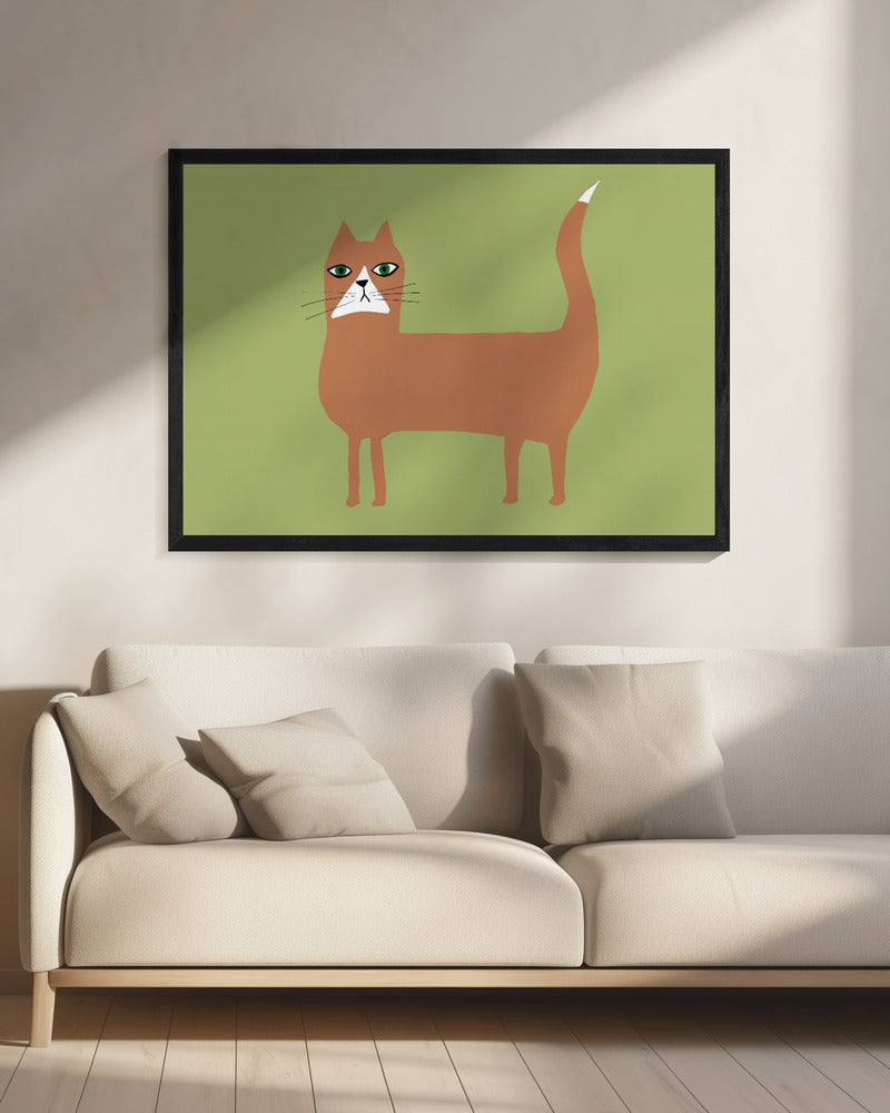 Cat ginger orange | Canvas