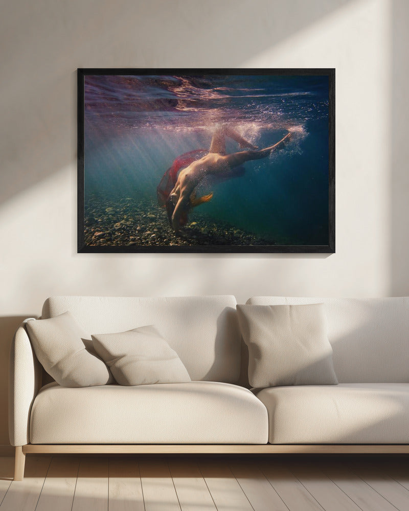 Dives in beams | Canvas
