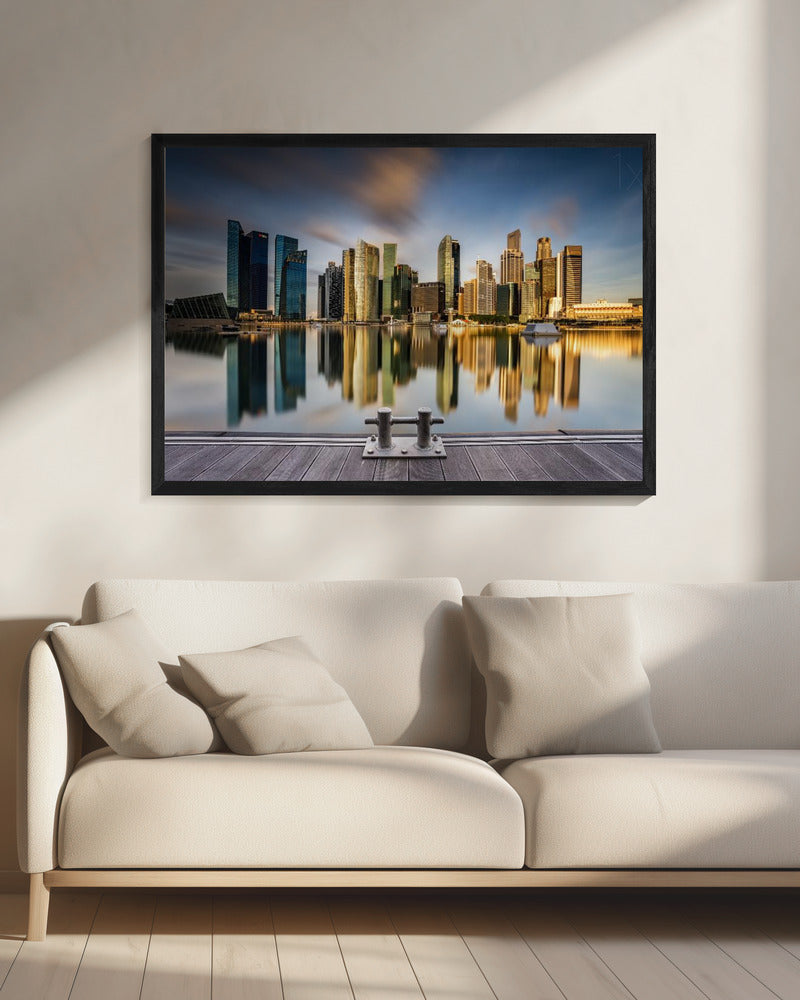 Golden Morning in SIngapore | Canvas
