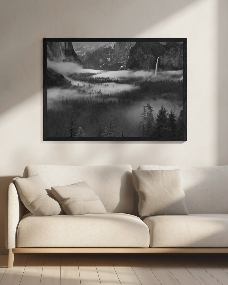 Fog Floating In Yosemite Valley | Canvas
