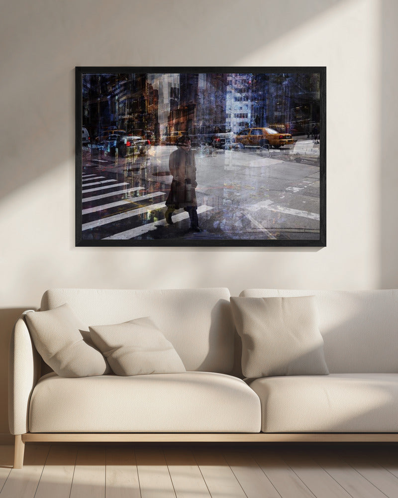 Woody Allen Crossing | Canvas