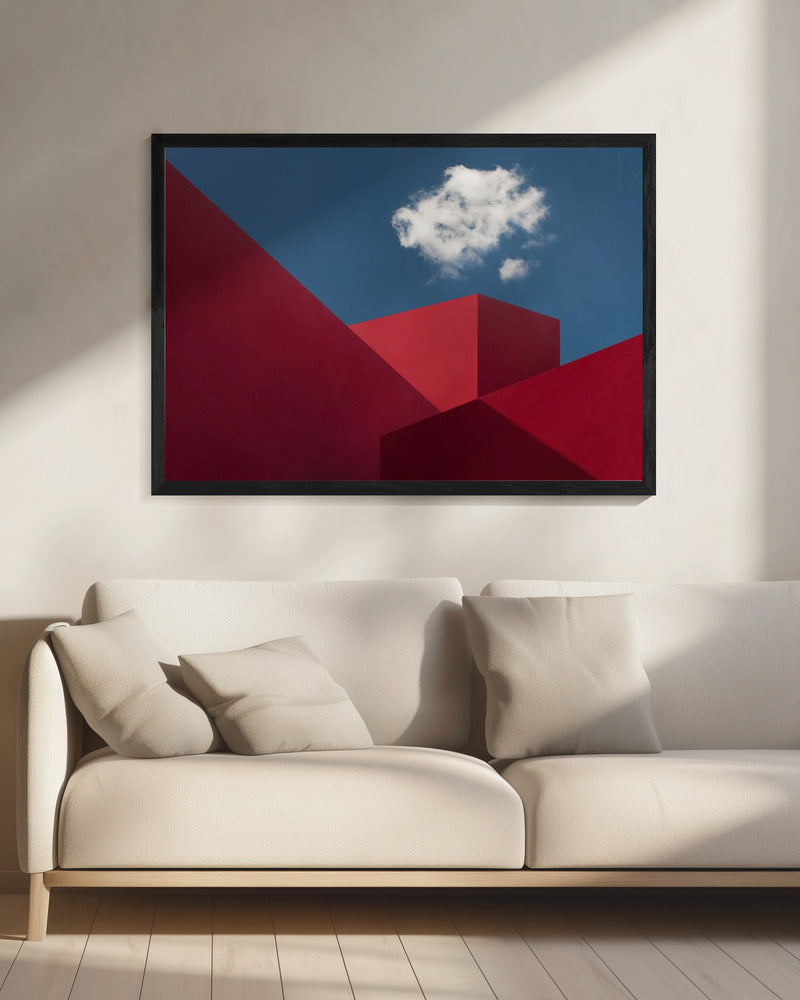 Red Shapes | Canvas