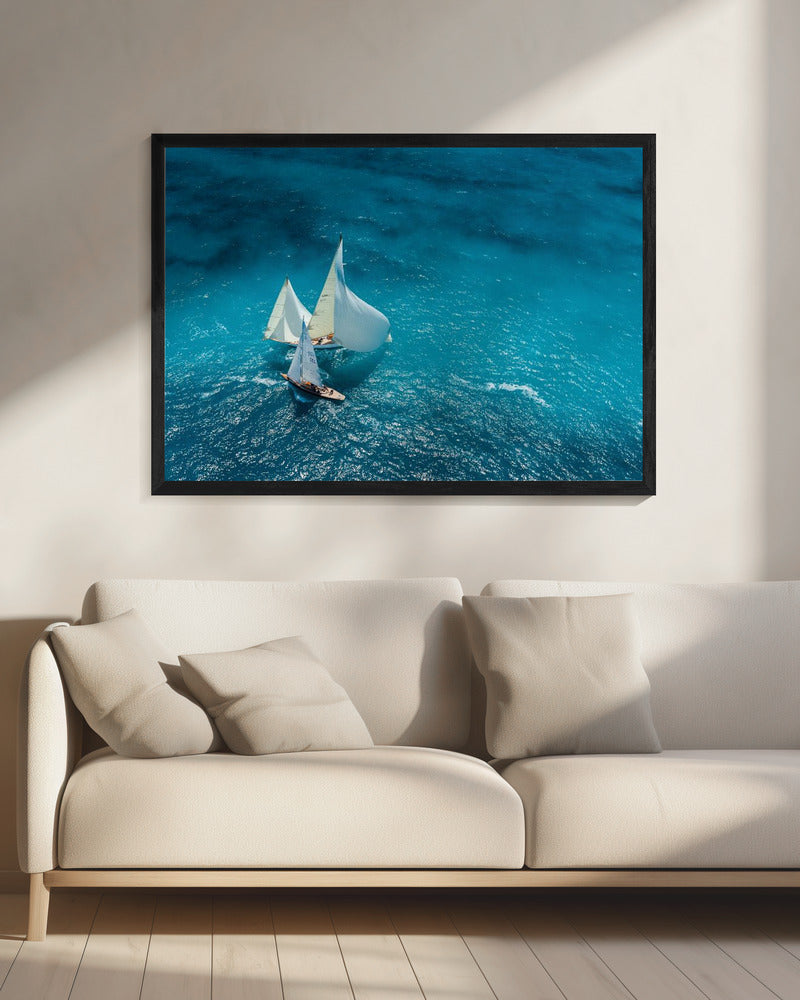 Croisement bleu | Canvas