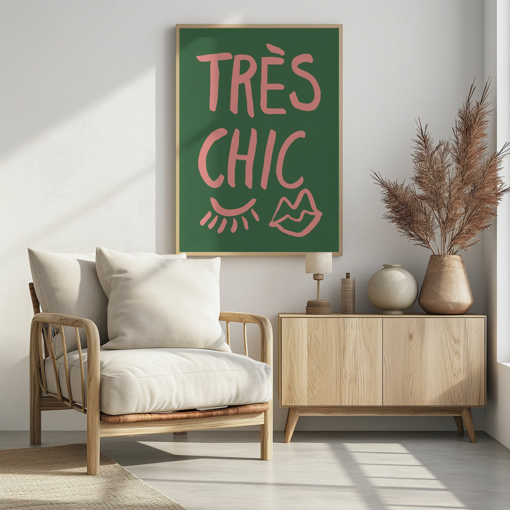 Très Chic Green | Poster