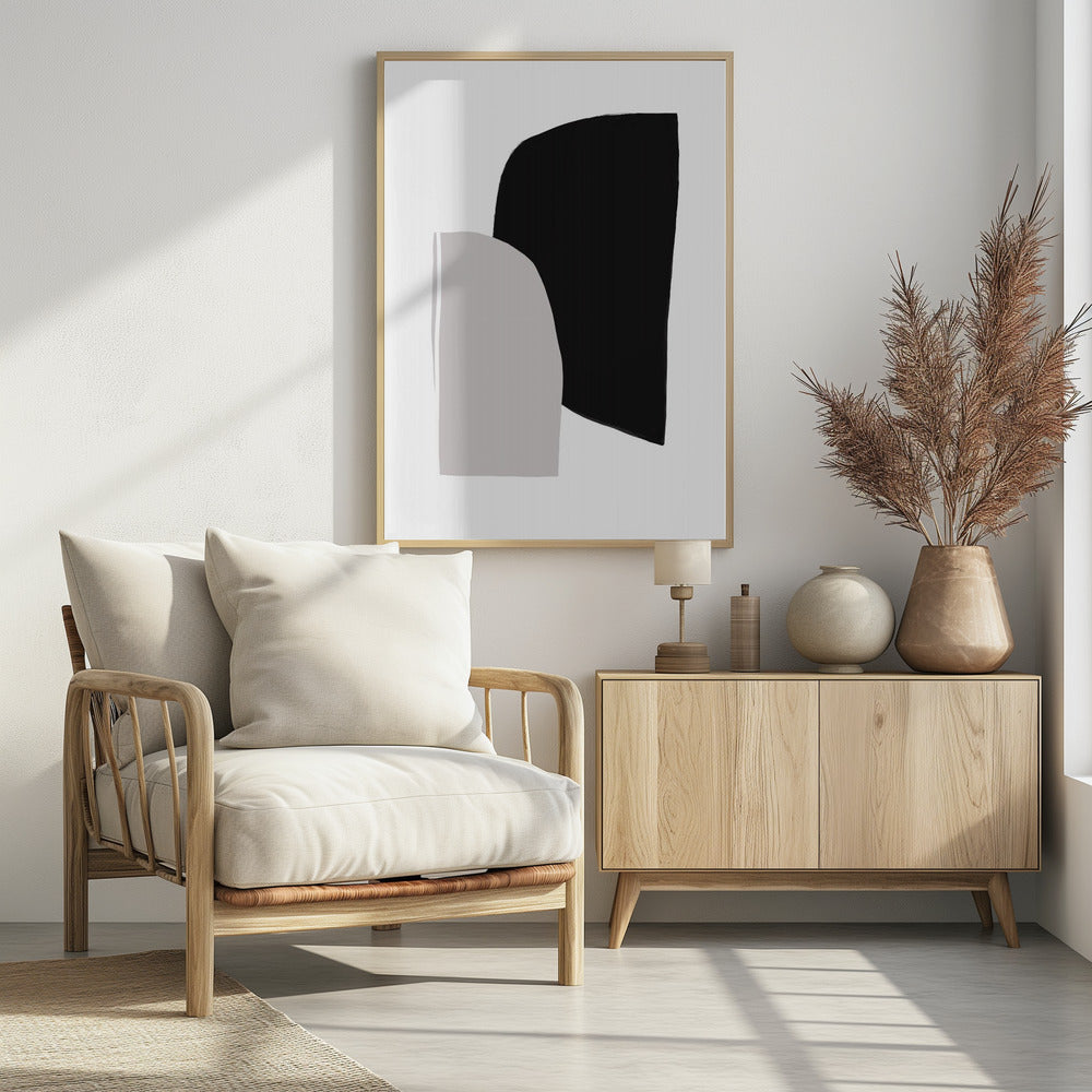 Monochrome Shapes | Poster