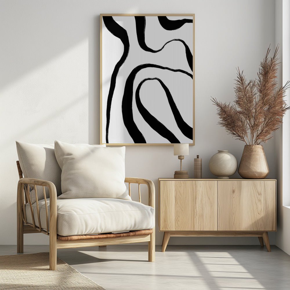 Zebra Flow Harmony | Poster