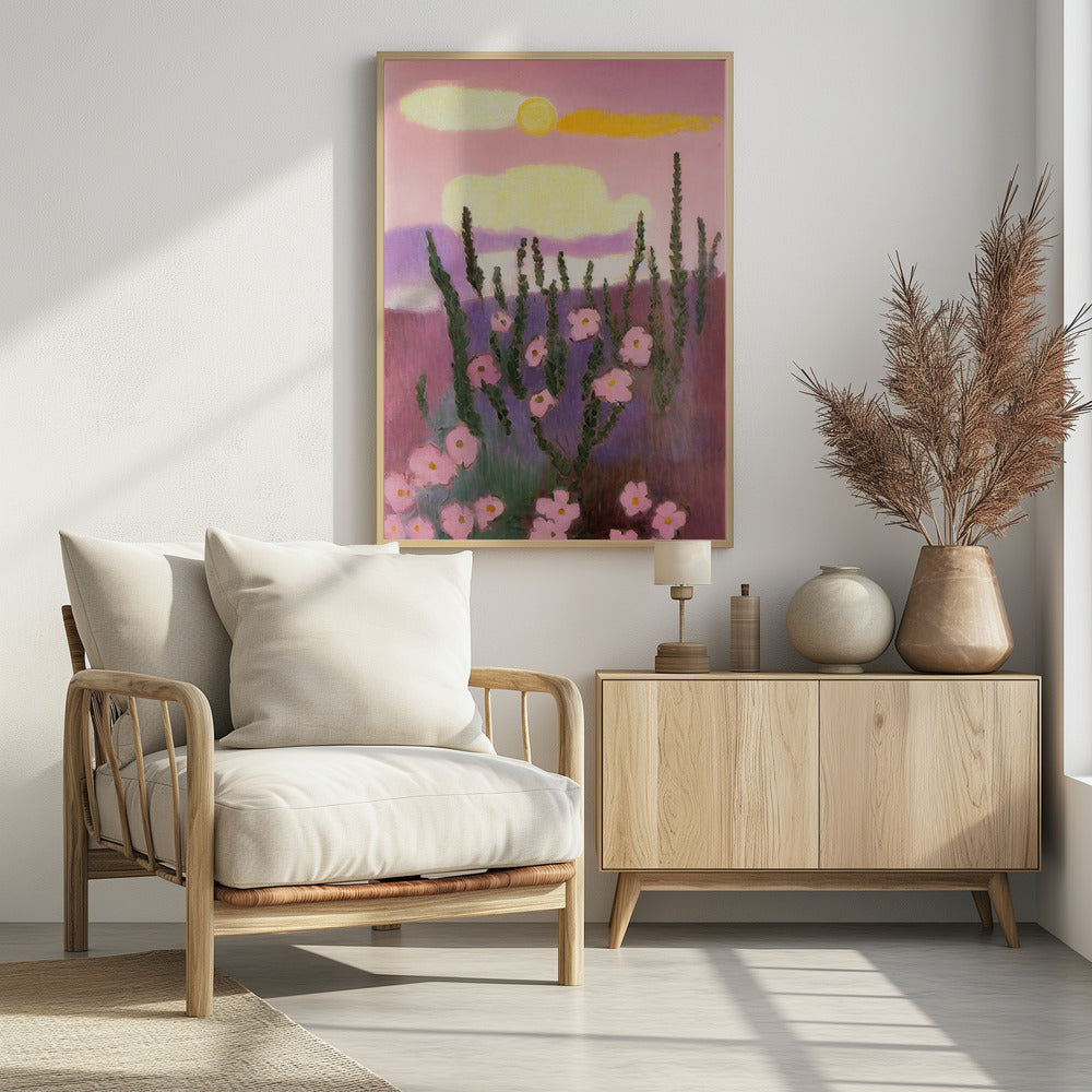 Desert Bloom Sunrise | Poster