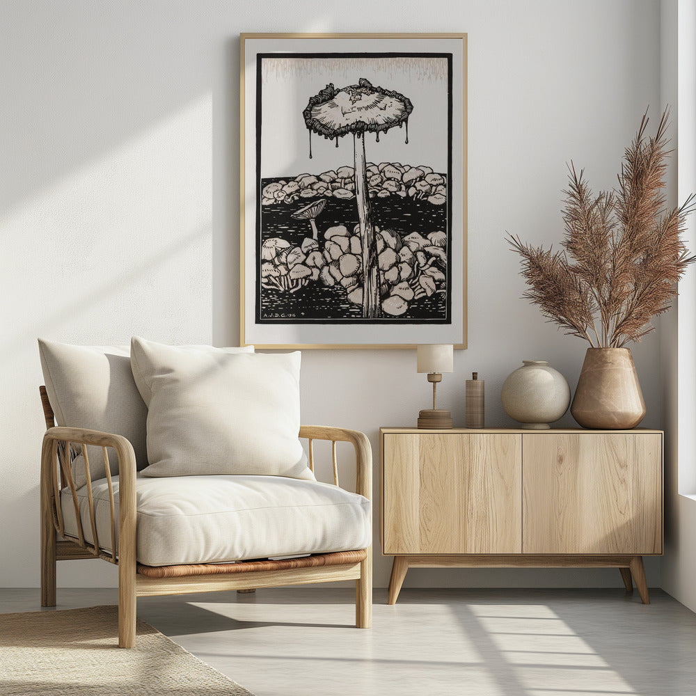 Dripping Mushroom 1916 | Poster