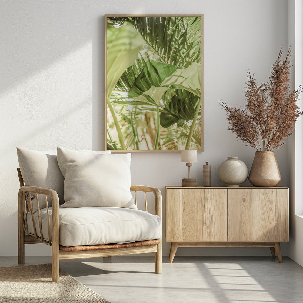 Sunlit Jungle Greens | Poster