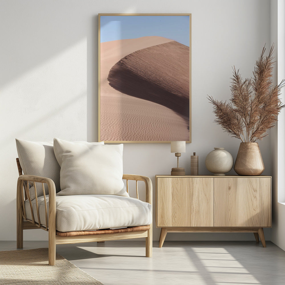 Desert's Graceful Curve | Poster