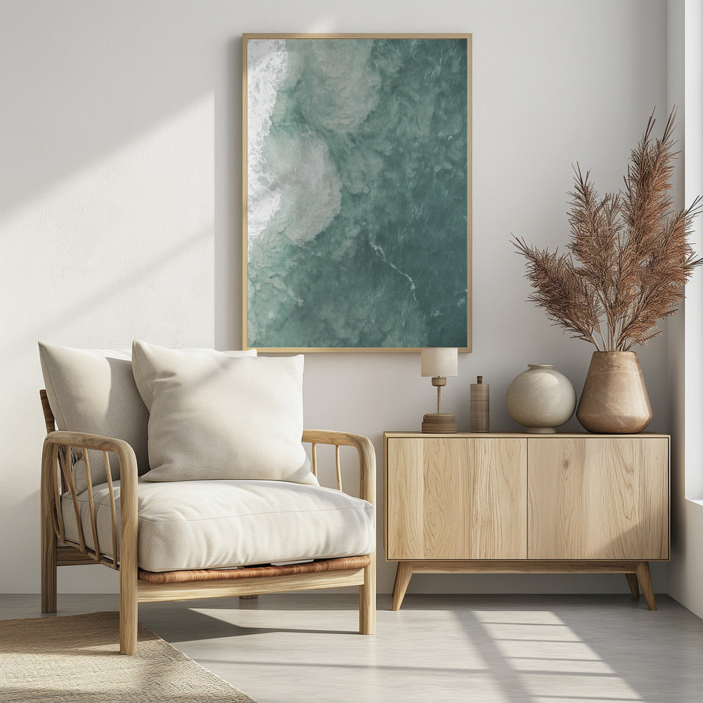 Ocean's Gentle Swirl | Poster