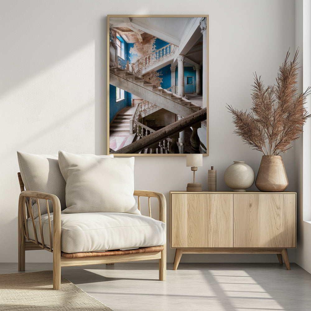 Blue Staircase | Poster