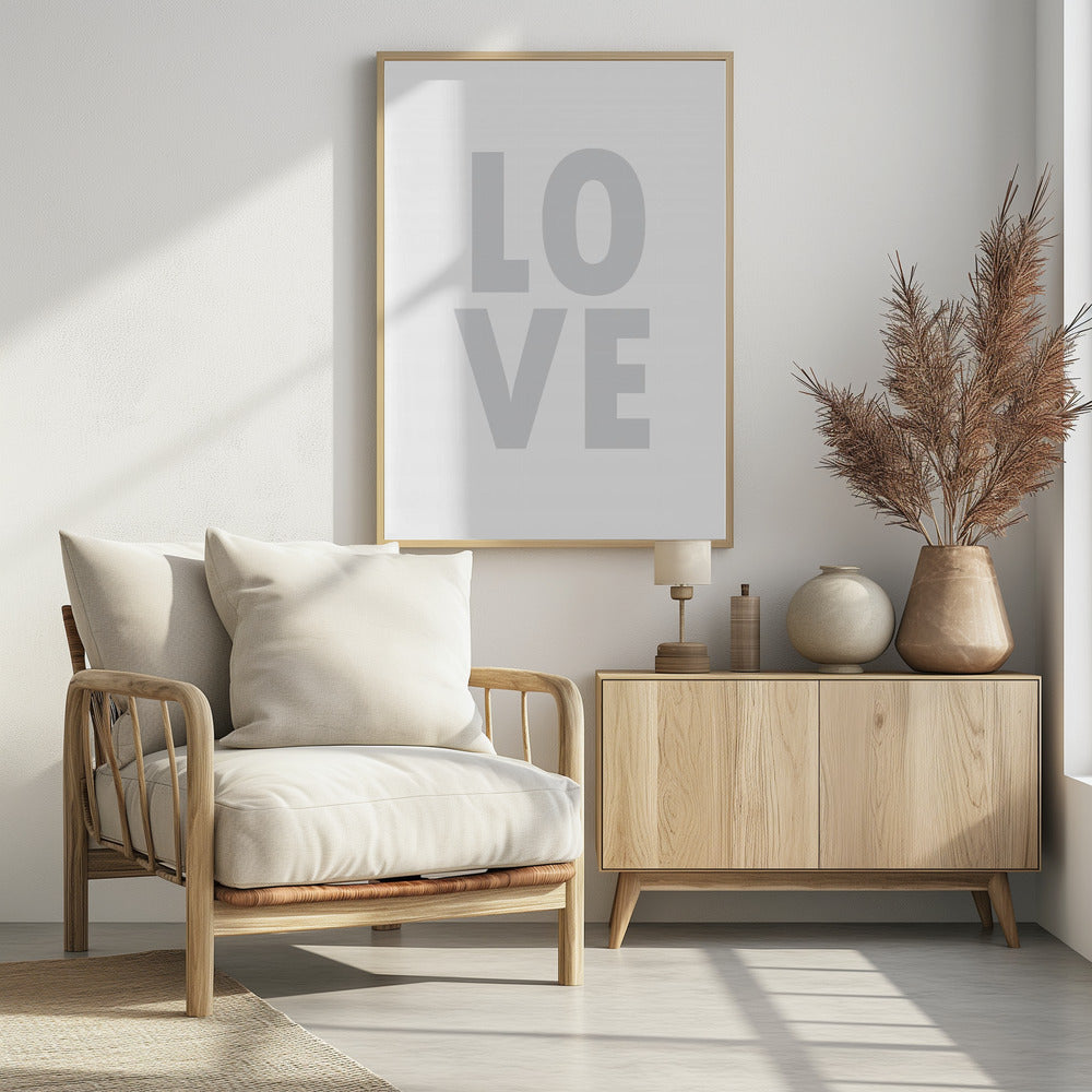 Lovegray2f Oju 2x3 | Poster