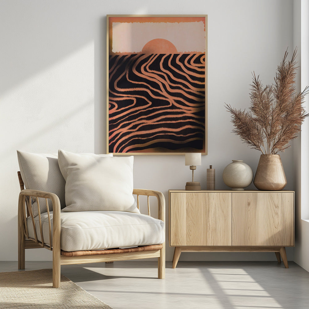 Sunset Cut Out | Poster