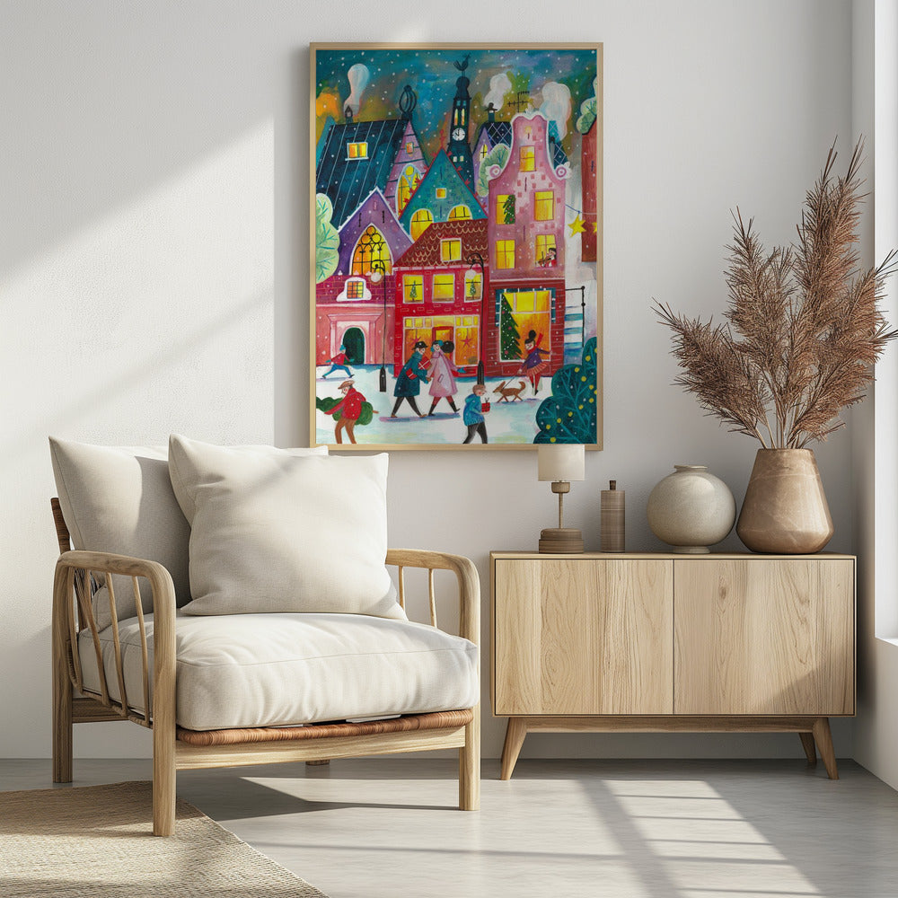 Christmas in Amsterdam | Poster