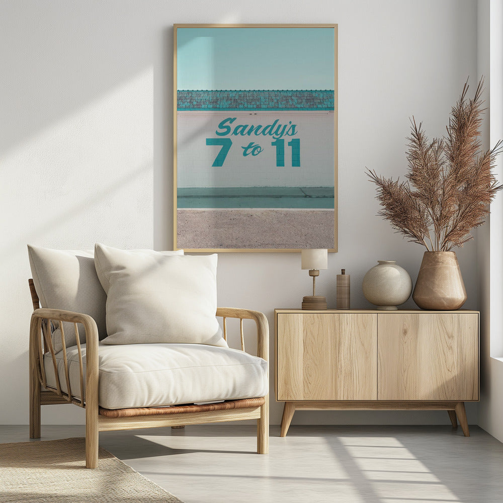 Sandy's 7 to 11 in Marfa, Texas | Poster