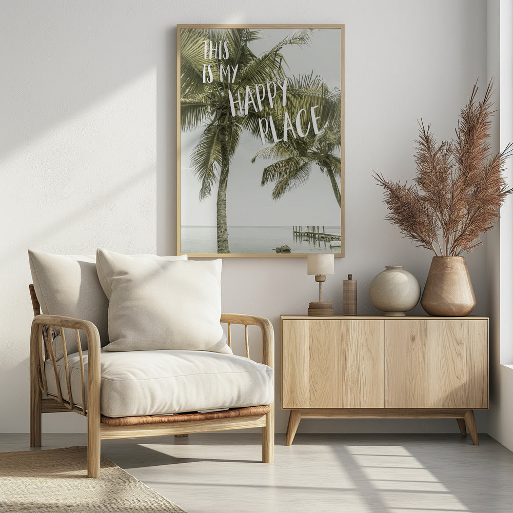 This is my happy place | Oceanview | Poster