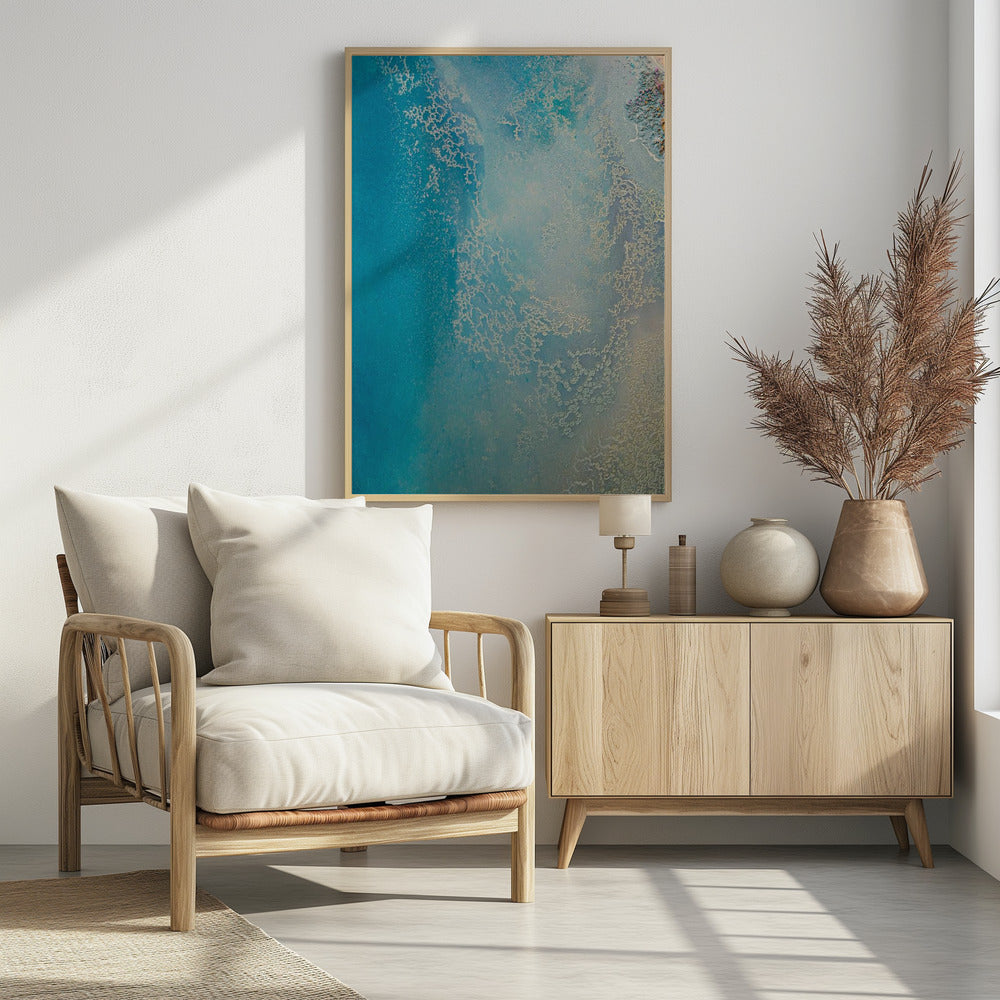 Soft Blue - Shallow Waters | Poster