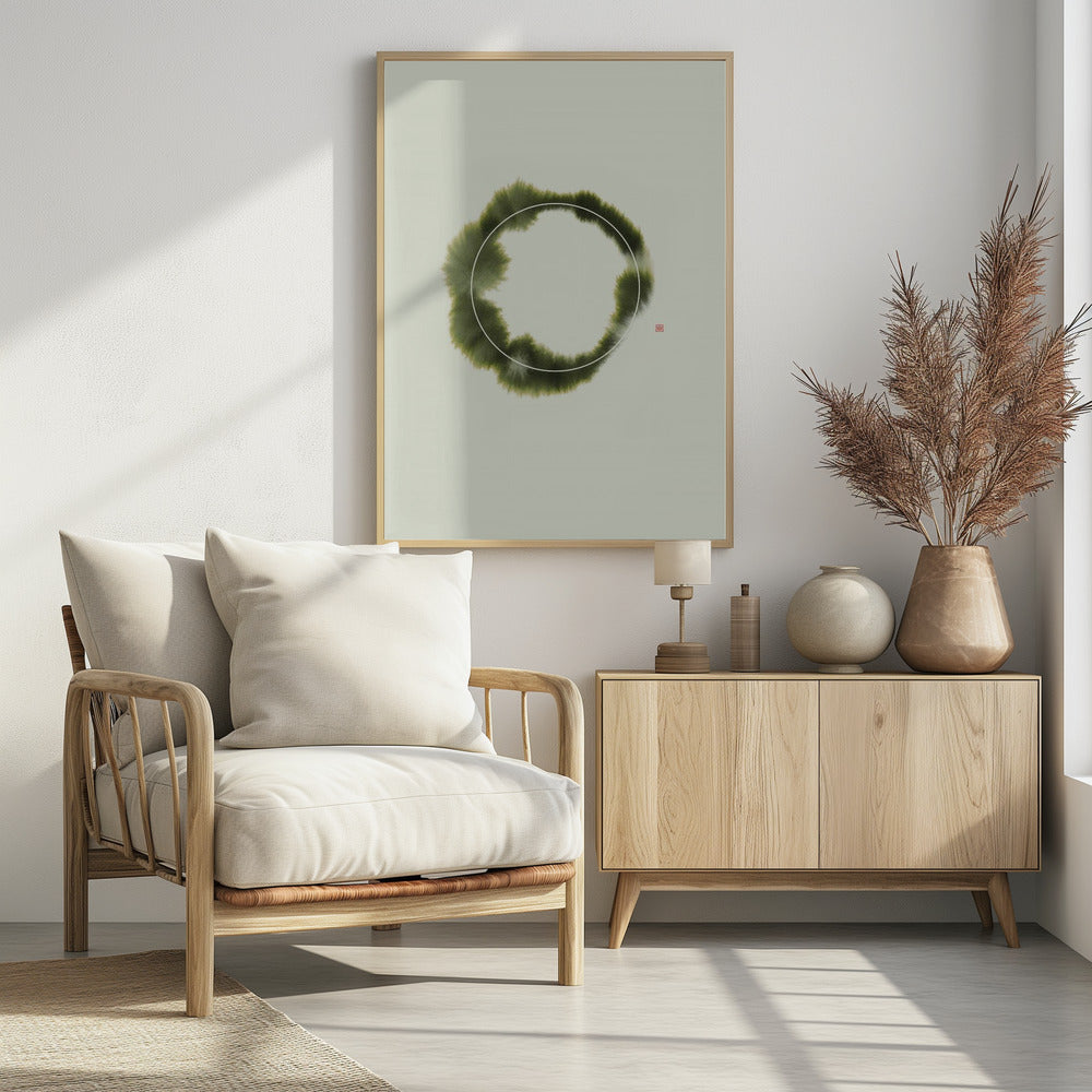 Circle N°1 | Green | Poster