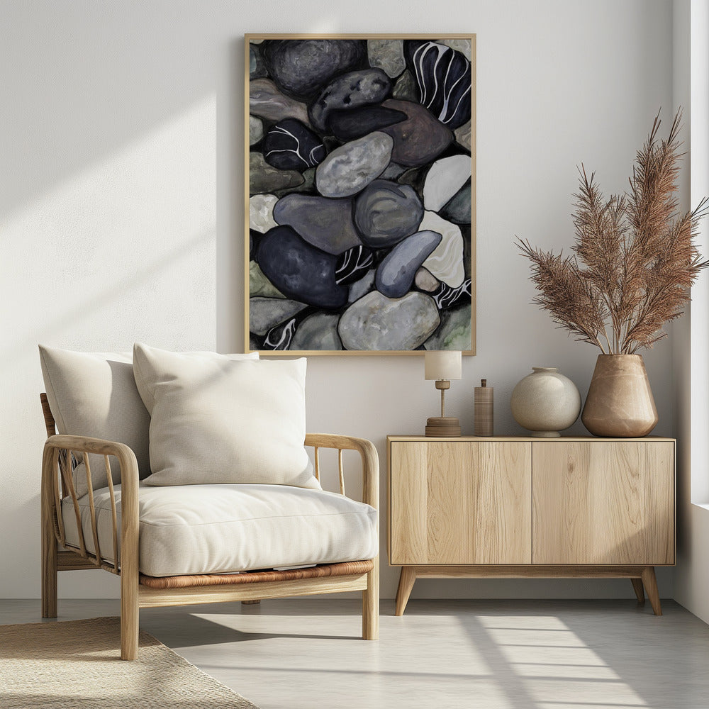 Beach stones | Poster