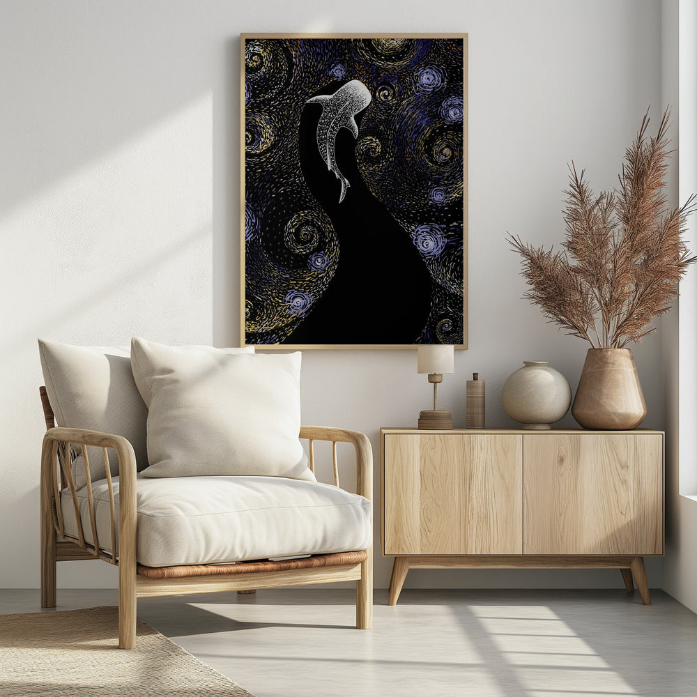 Star Eater In Van Gogh Style Colored | Poster