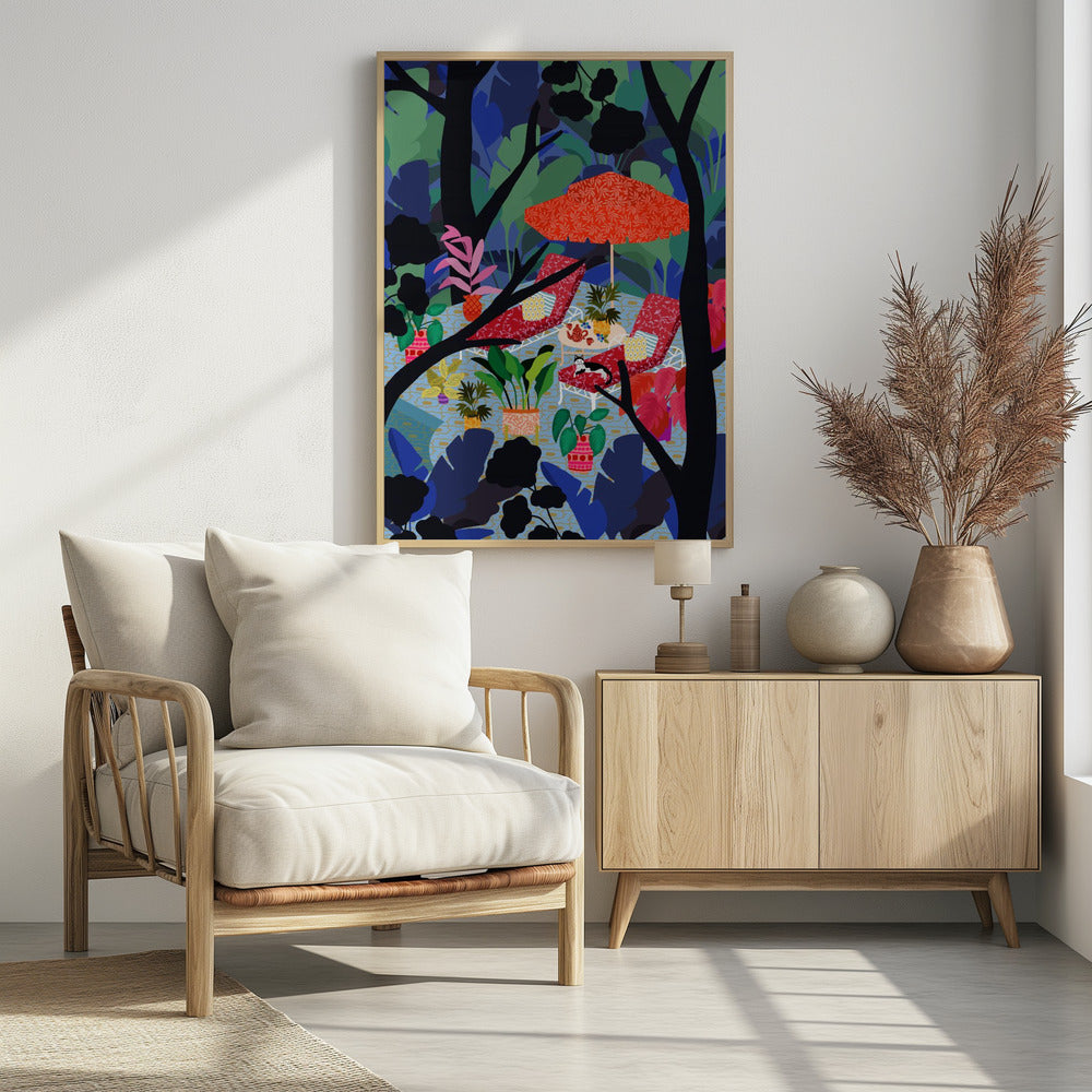 9933x14043 Din 133 Pool In the Middle of Nature | Poster