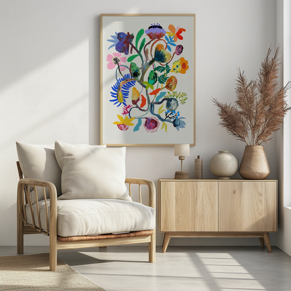 9933x14043 Din 115 Abstract Floral | Poster