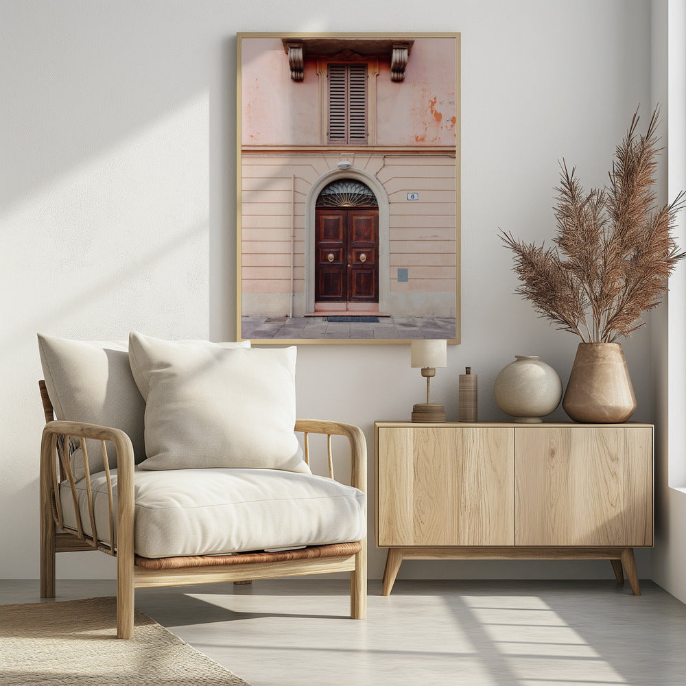 Bologna in Pink | Italy travel photography | Poster