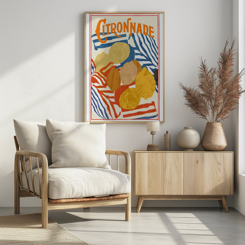 Citronnade Blue and Red | Poster