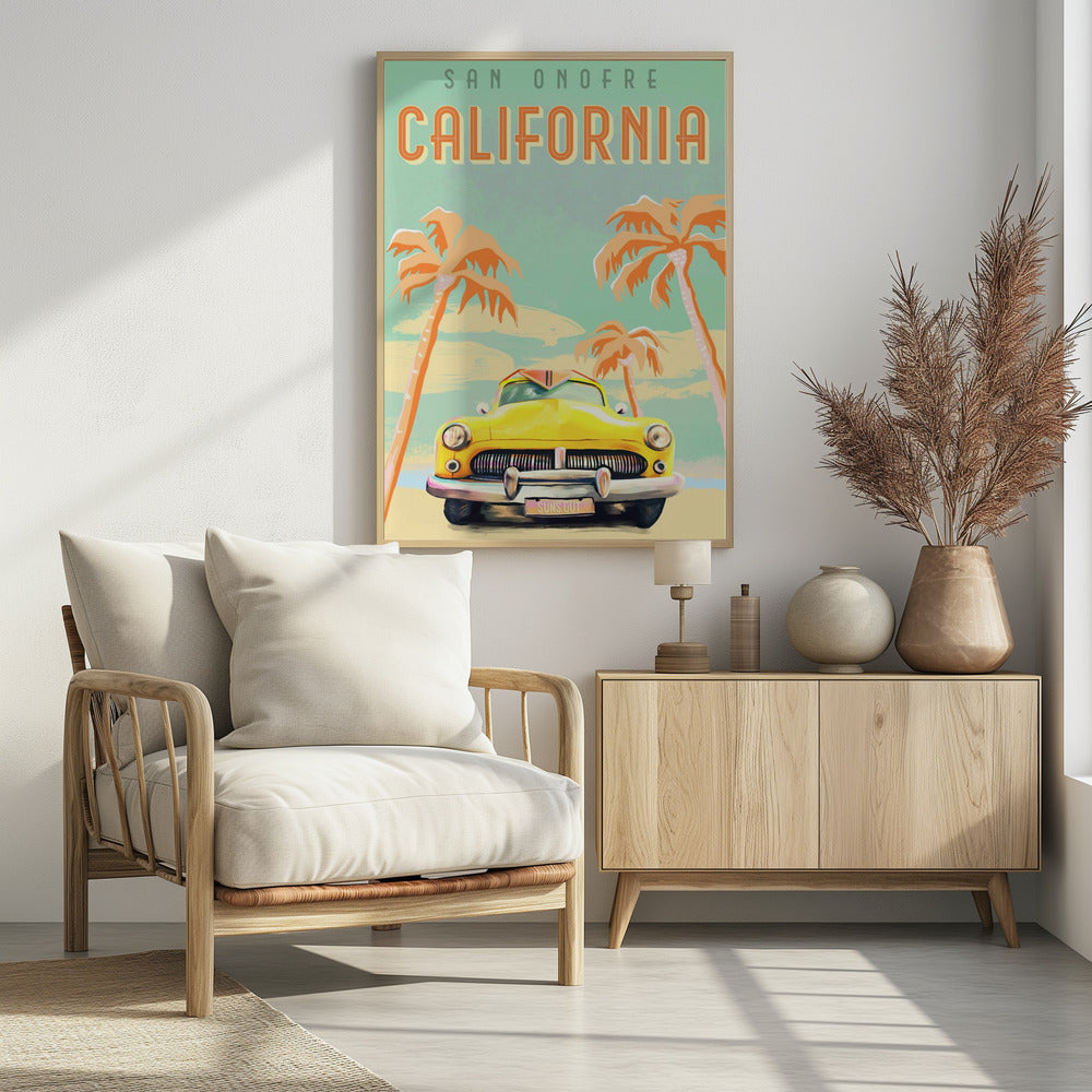 California Surf Poster | Poster
