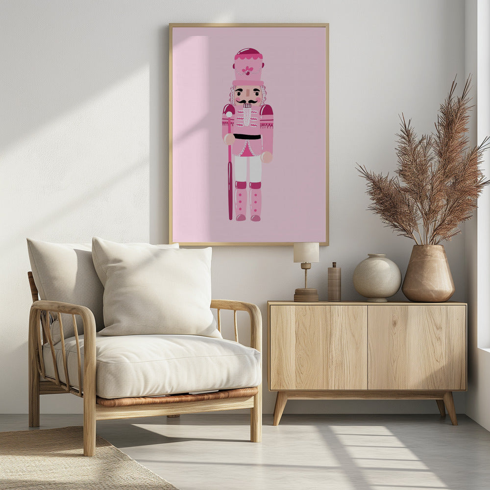 Pink Nutcracker Charm | Poster