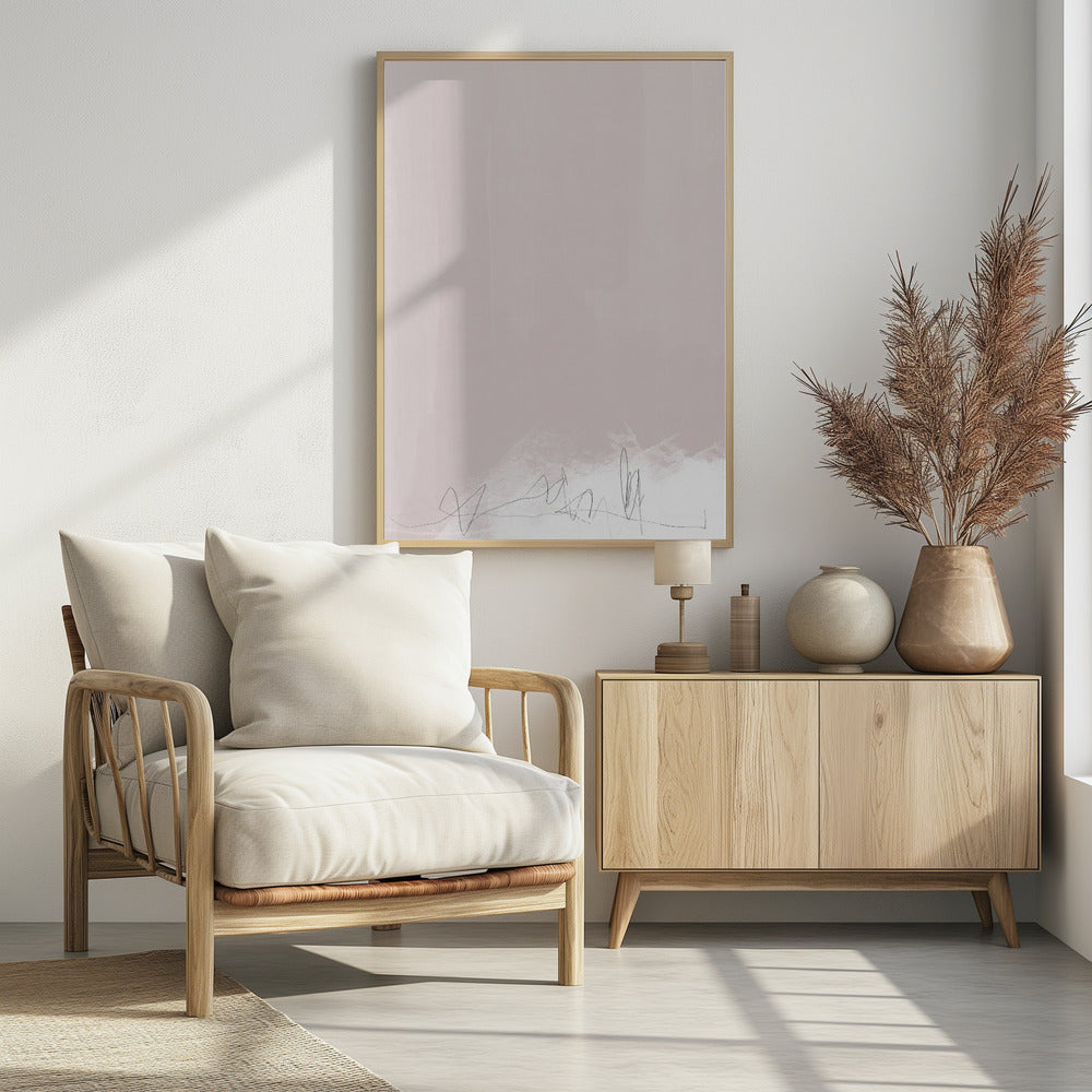Whispers in Soft Beige | Poster