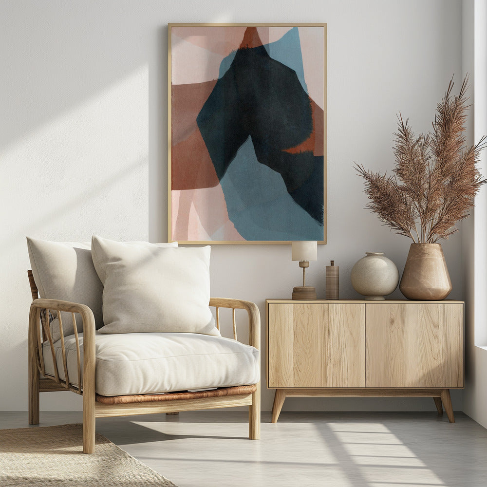 Abstract Dipped Landscape 4 | Poster