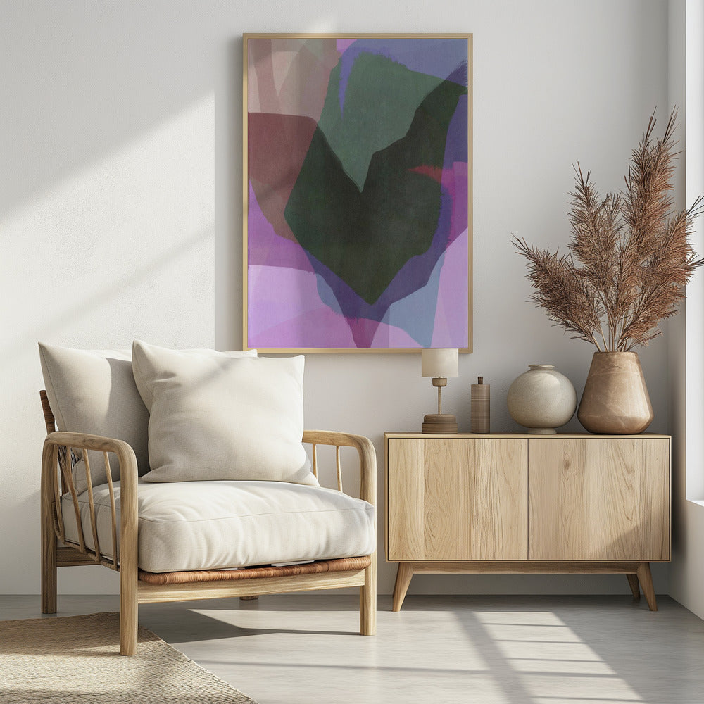 Abstract Dipped Landscape 5 | Poster
