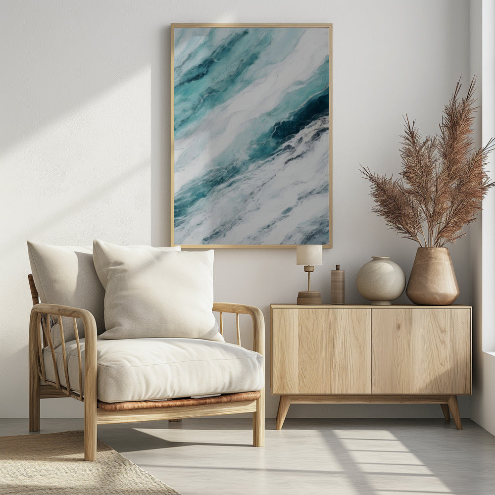 Swirling Ocean Inspired Patterns | Poster