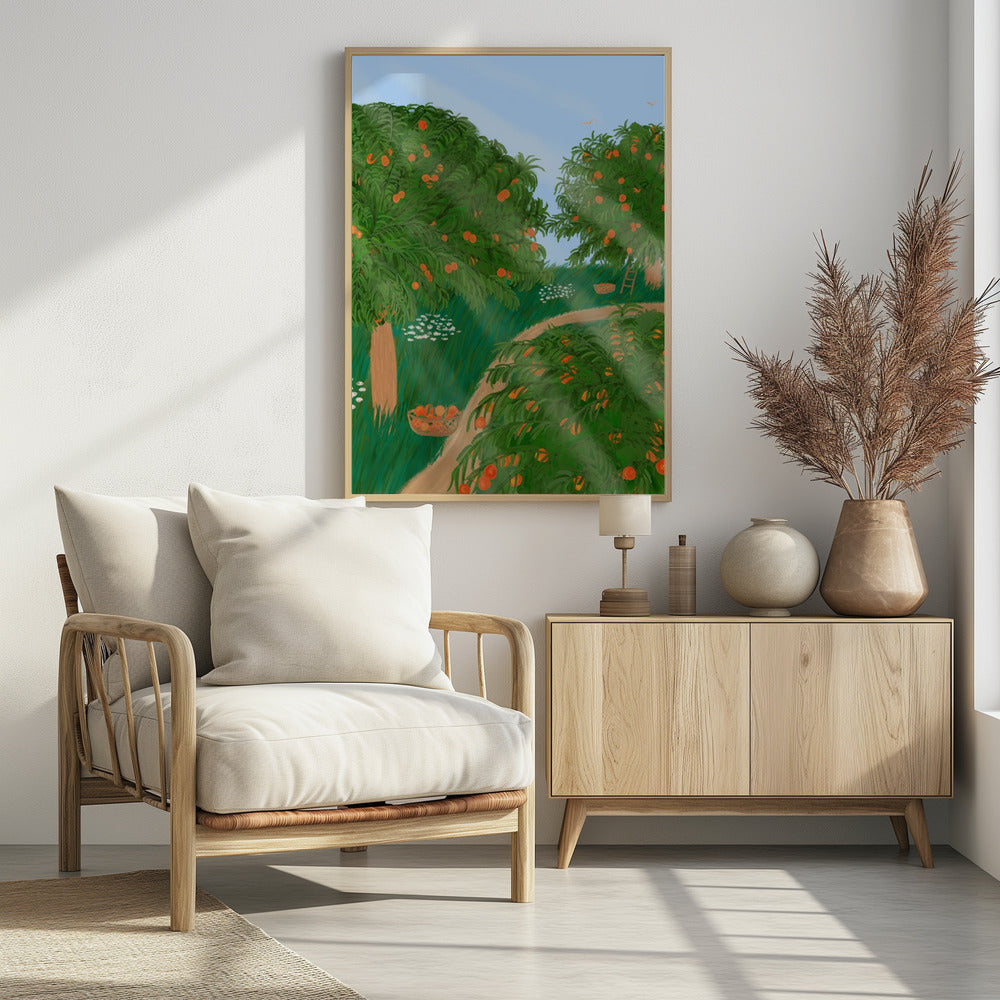 Peach Garden | Poster