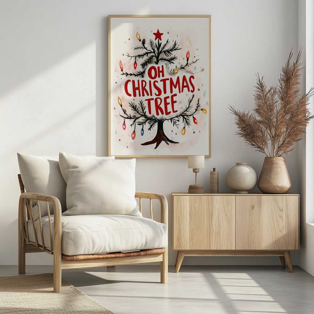 Festive Tree Glow | Poster