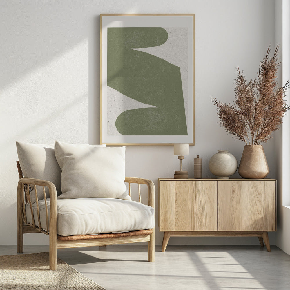 Gentle Green Flow | Poster