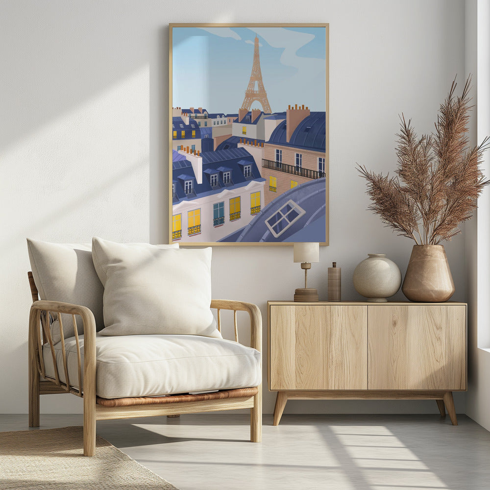 Paris Rooftops | Poster