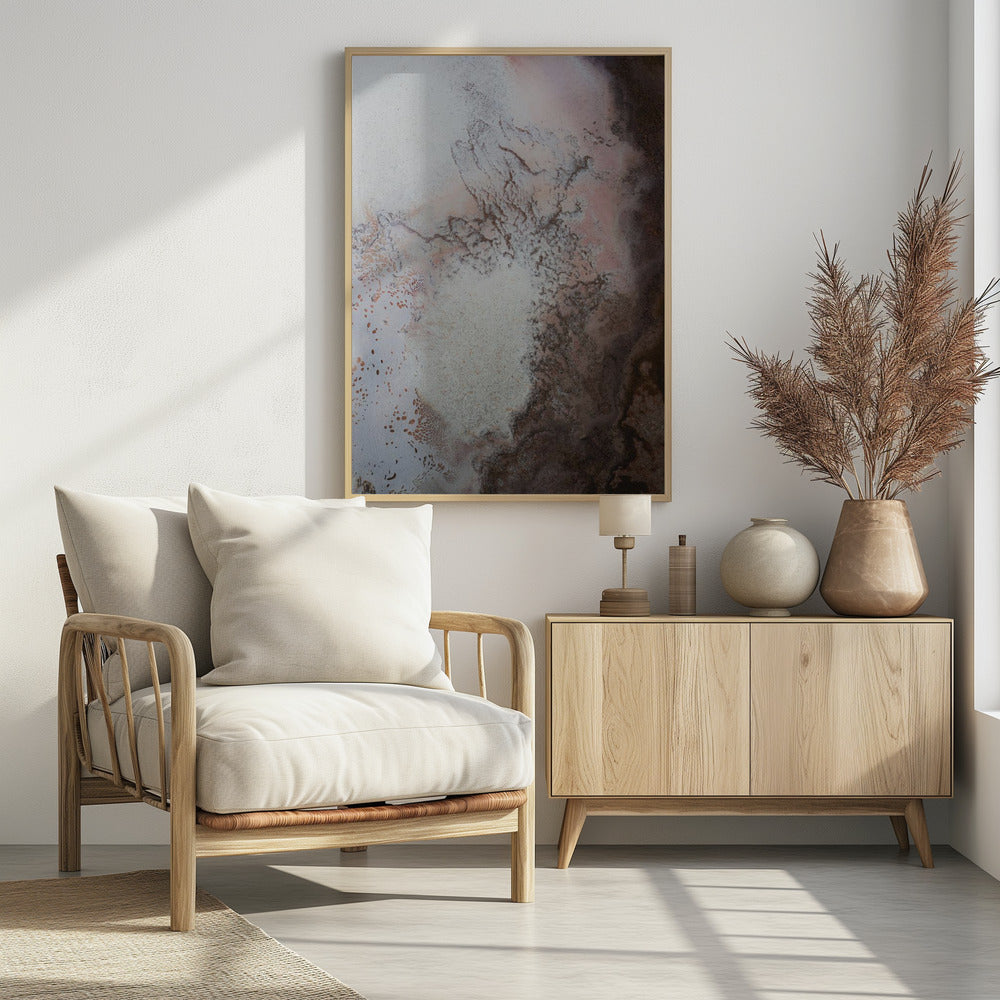 Lake Eyre Upscaled - red earth vibes | Poster