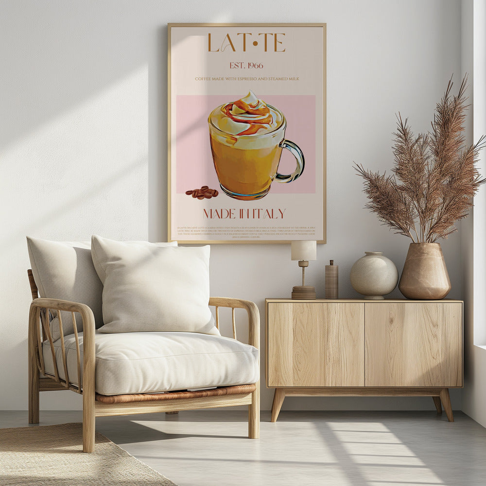 Creamy Latte Delight | Poster