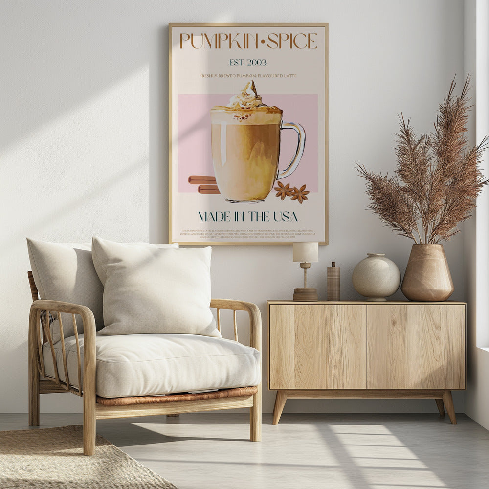 Autumn Latte Delight | Poster