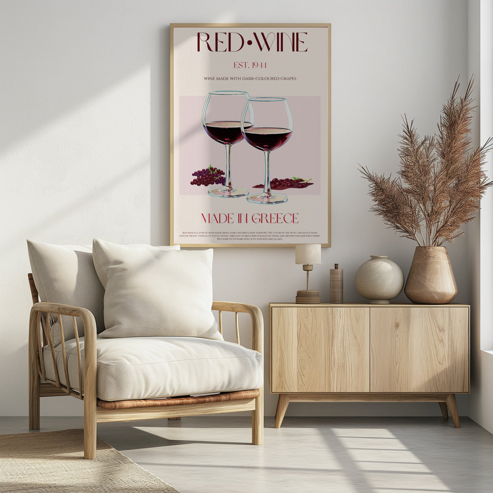 Greek Wine Elegance | Poster