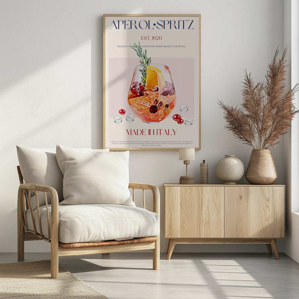 Aperol Spritz Cocktail | Poster