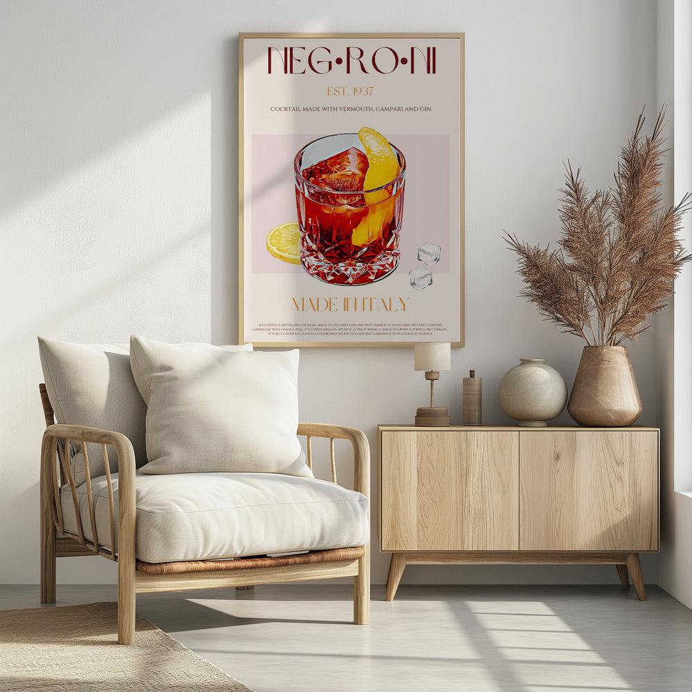 Negroni Delight | Poster